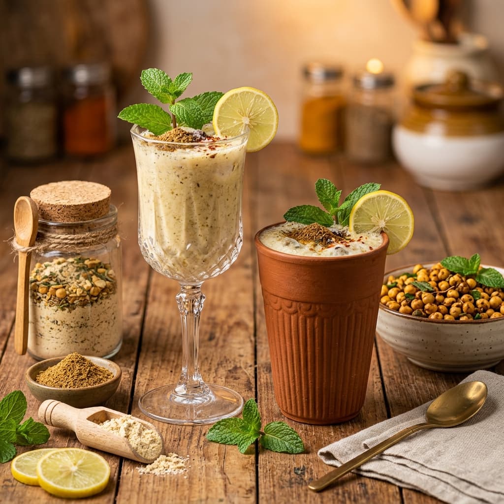 Spiced Namkeen Sattu Drink Mix (With Black Salt, Hing & Roasted Cumin)